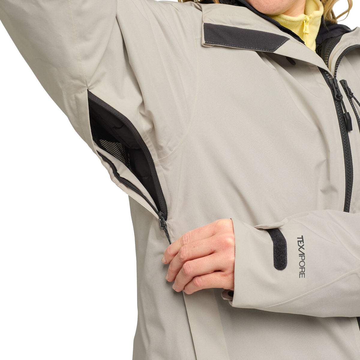 Jack Wolfskin FLOWLINE 3IN1 JKT W – Pale Sand