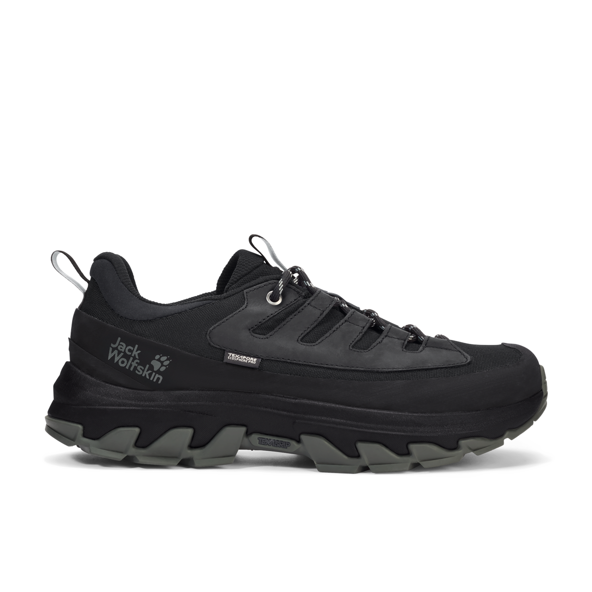 Jack Wolfskin APEX HIKE TEXAPORE LOW Herren Black – Ansicht 1