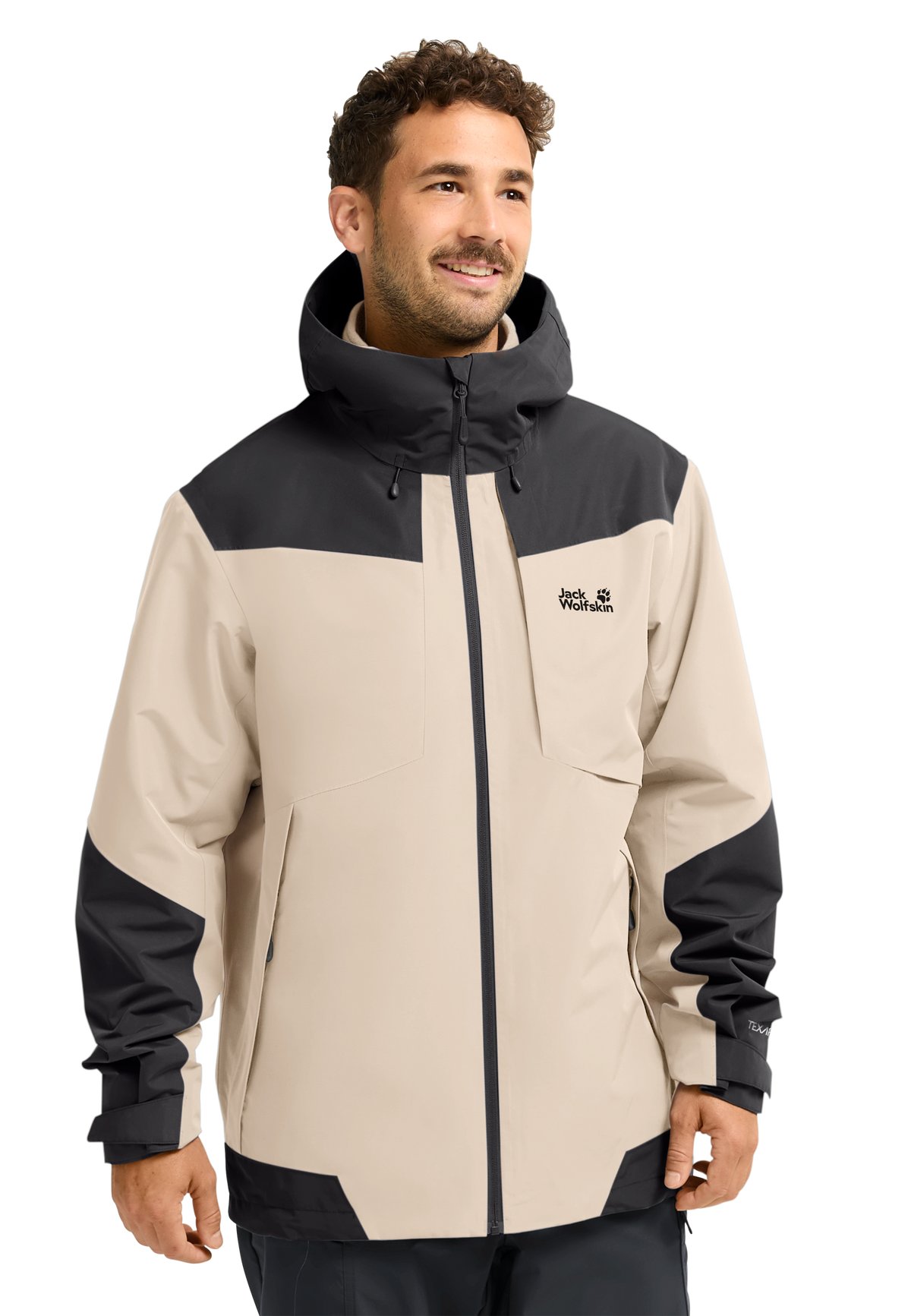 Jack Wolfskin FLEXTRAIL 2L Jacke Herren – Oyster