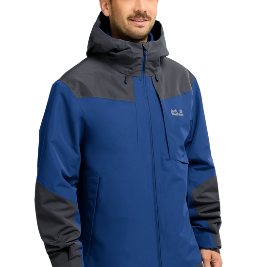 Jack Wolfskin FLEXTRAIL 2L Jacke Herren – Blue Orchid