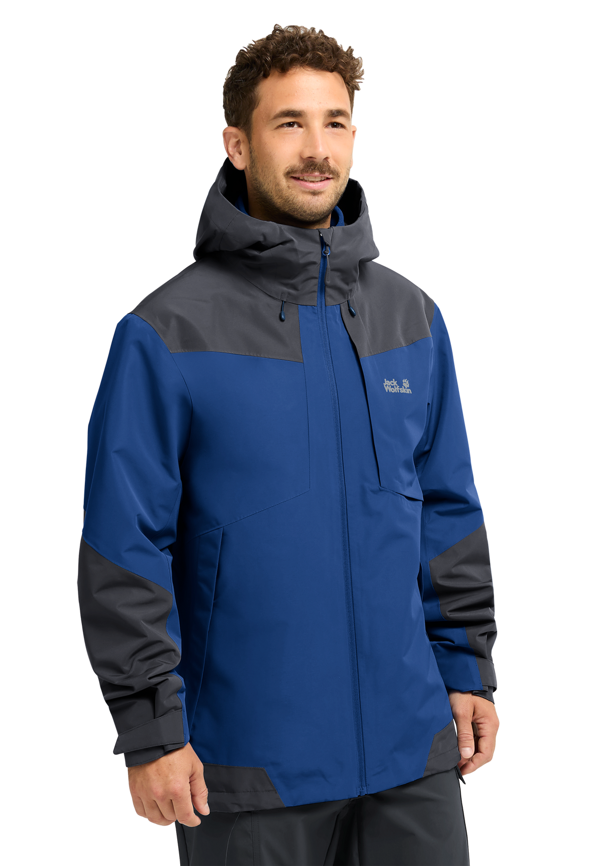 Jack Wolfskin FLEXTRAIL 2L Jacke Herren – Blue Orchid