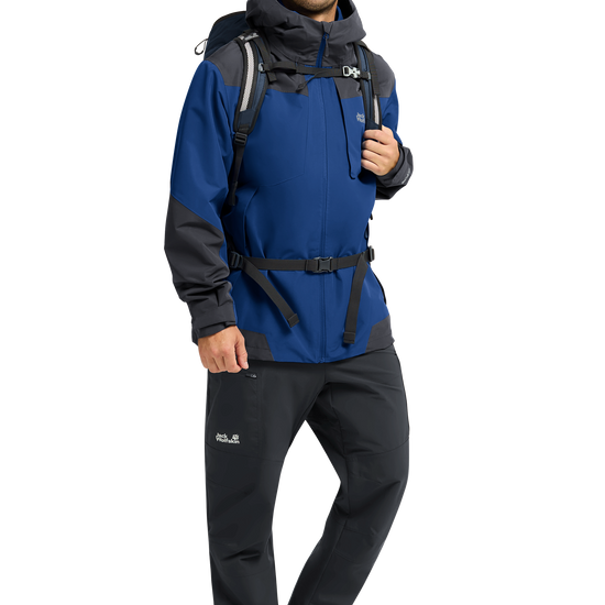 Jack Wolfskin FLEXTRAIL 2L Jacke Herren – Blue Orchid