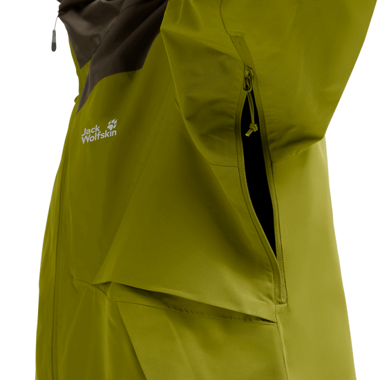 Jack Wolfskin FLEXTRAIL 2L Jacke Herren – Khaki Green