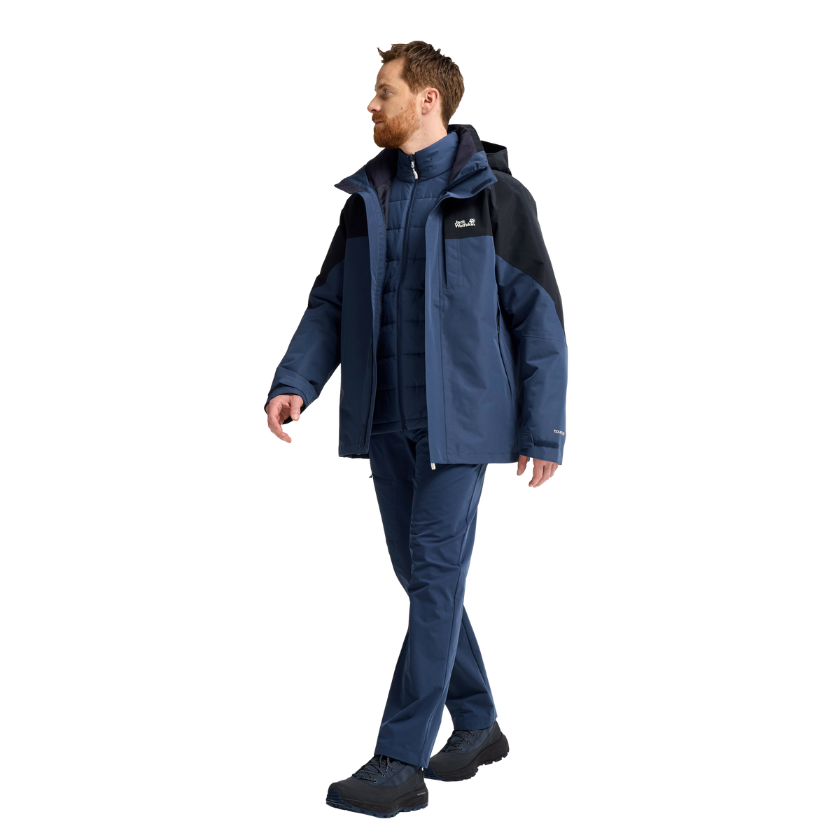Jack Wolfskin WILD QUEST TEXAPORE MID Herren Midnight Sky – Ansicht 4