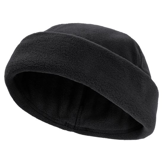 Jack Wolfskin VERTIGO FISHER BEANIE Unisex Fleecehut Black front packshot