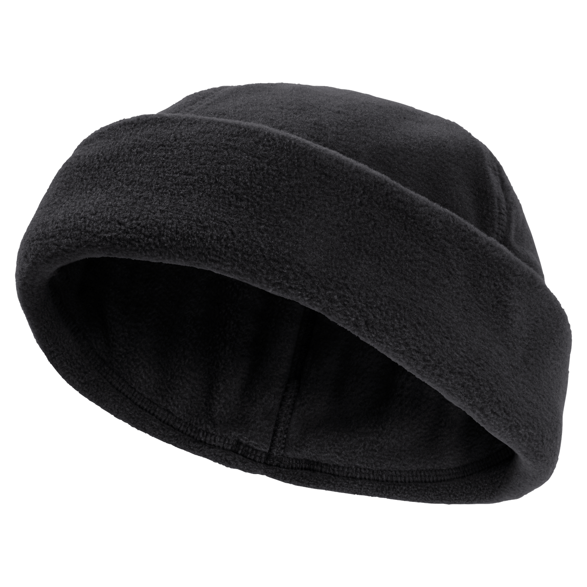 Jack Wolfskin VERTIGO FISHER BEANIE Unisex Fleecehut Black front packshot