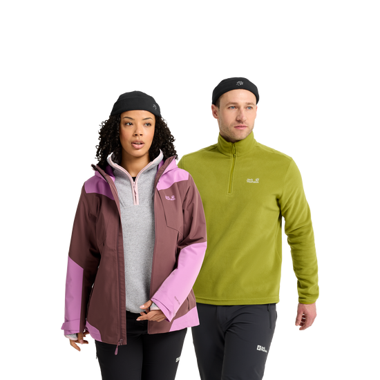Jack Wolfskin VERTIGO FISHER BEANIE Unisex Fleecehut Black studio