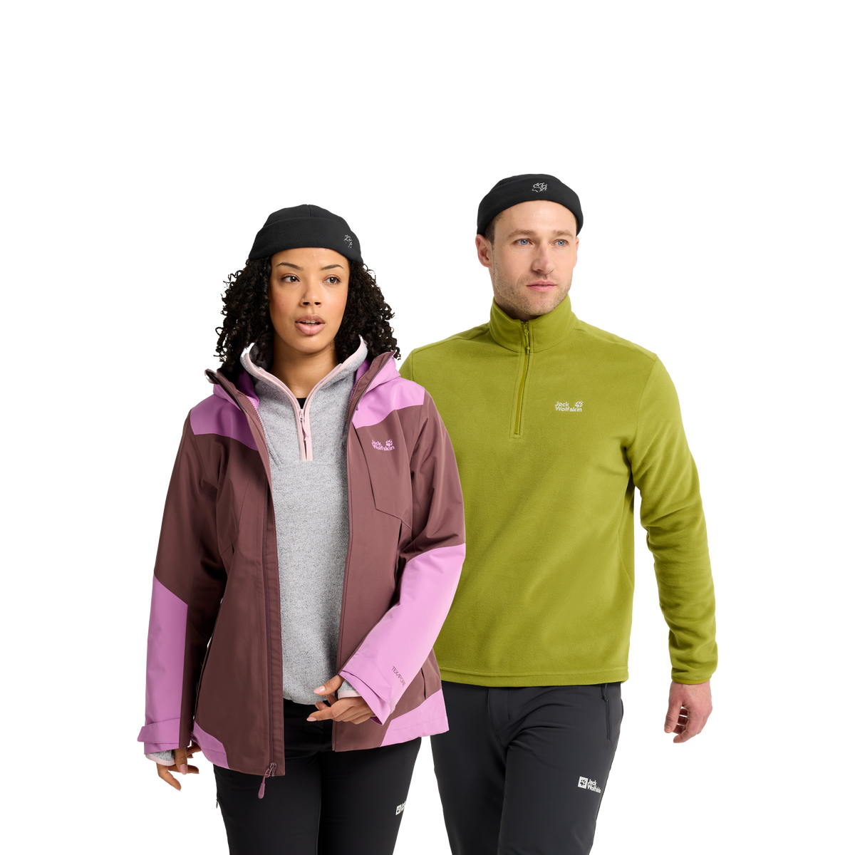 Jack Wolfskin VERTIGO FISHER BEANIE Unisex Fleecehut Black studio