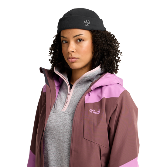 Jack Wolfskin VERTIGO FISHER BEANIE Unisex Fleecehut Black studio