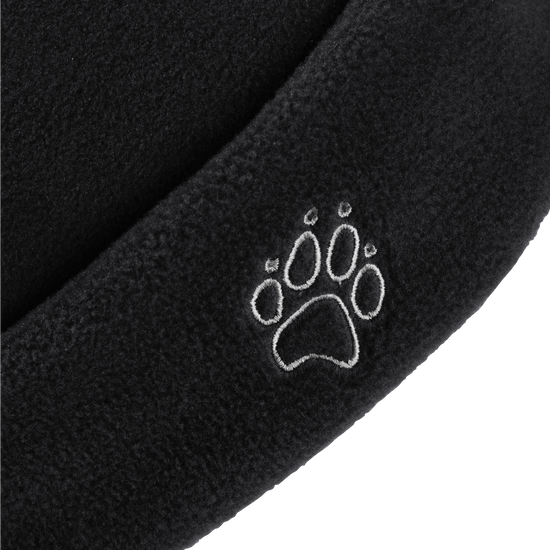 Jack Wolfskin VERTIGO FISHER BEANIE Unisex Fleecehut Black detail