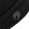 Jack Wolfskin VERTIGO FISHER BEANIE Unisex Fleecehut Black detail