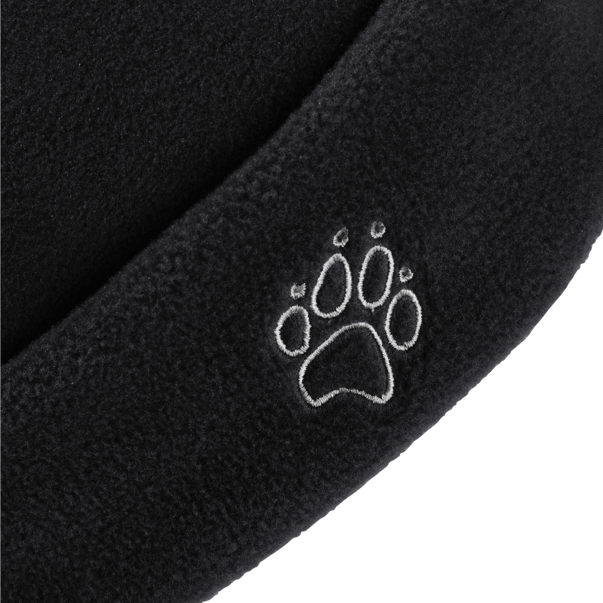 Jack Wolfskin VERTIGO FISHER BEANIE Unisex Fleecehut Black detail