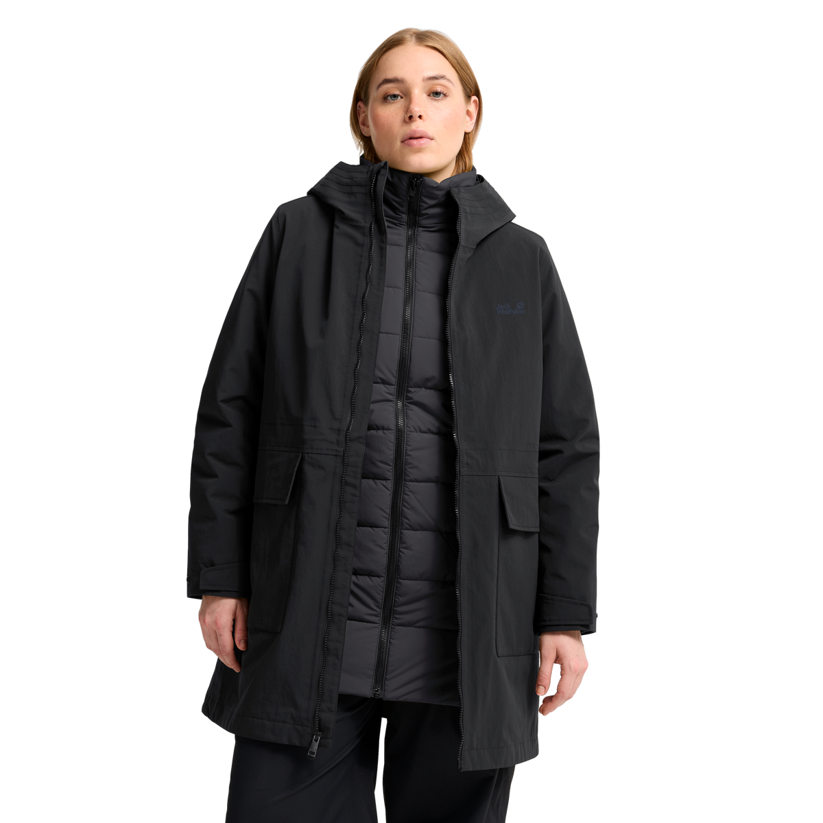 Jack Wolfskin NABUR 3IN1 Mantel Damen
