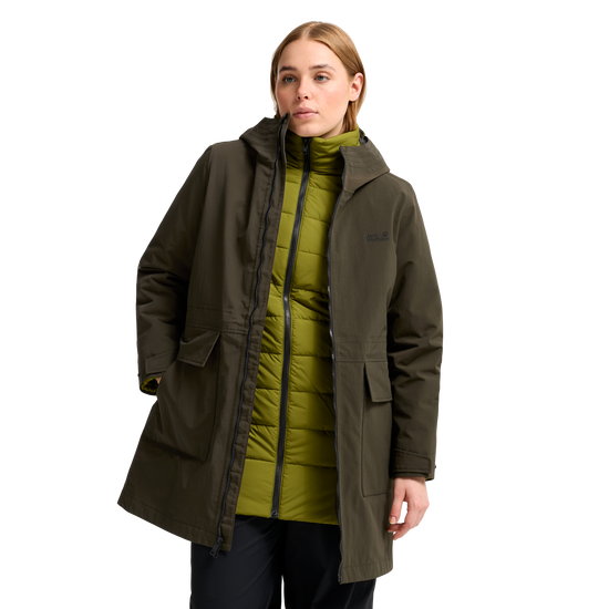 Jack Wolfskin NABUR 3IN1 Mantel Damen