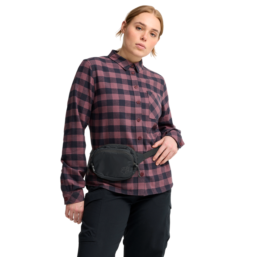 Jack Wolfskin WANDERMOOD HIPBAG Phantom – Studioansicht