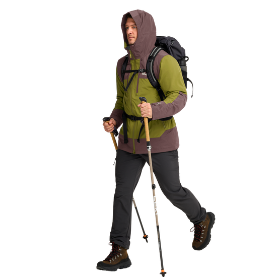 Jack Wolfskin JASPER DECADE 3IN1 Khaki Green – 3-ma110