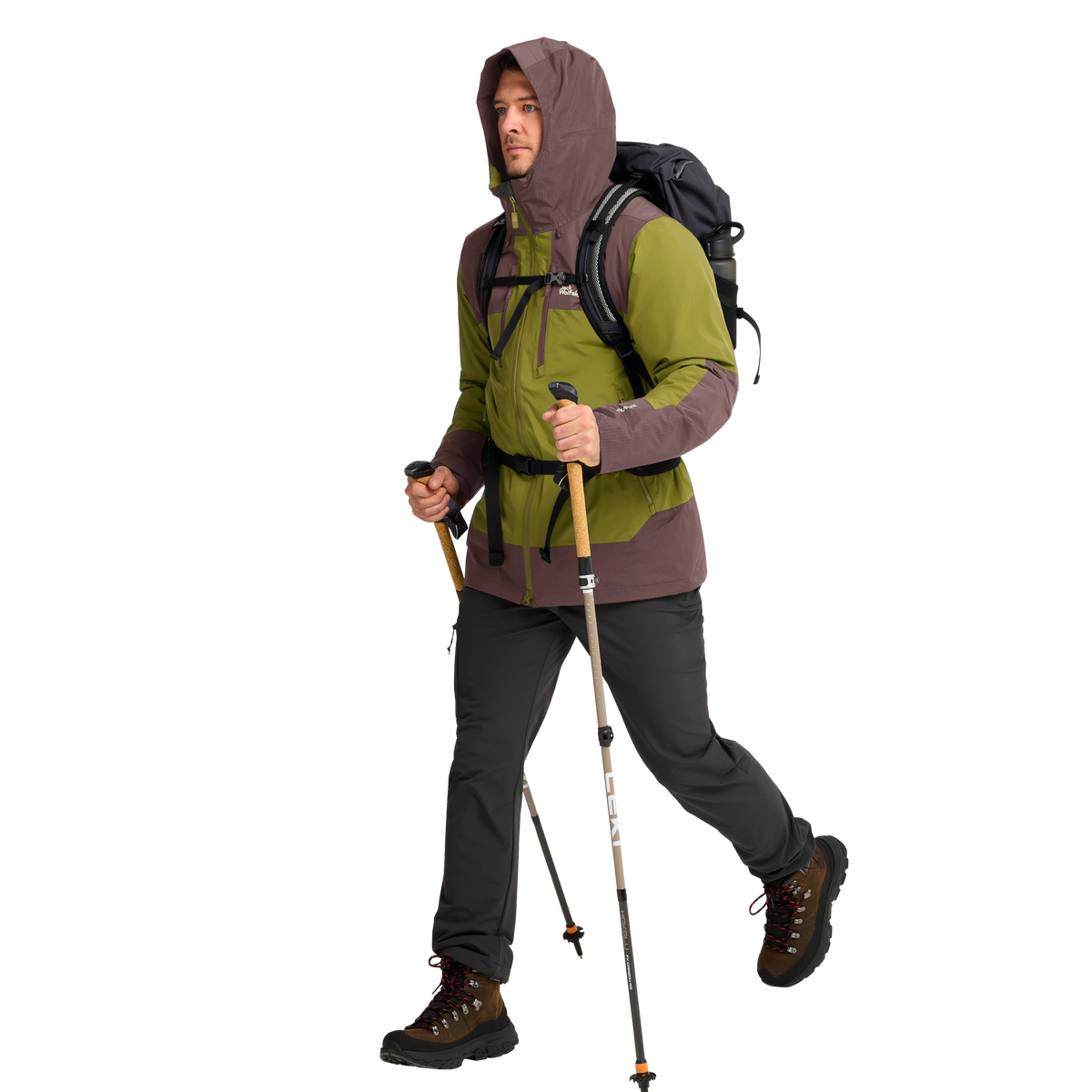 Jack Wolfskin JASPER DECADE 3IN1 Khaki Green – 3-ma110