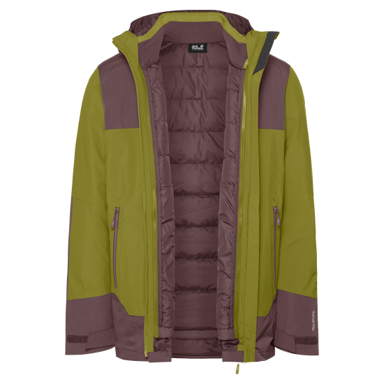 Jack Wolfskin JASPER DECADE 3IN1 Khaki Green – 9-a105