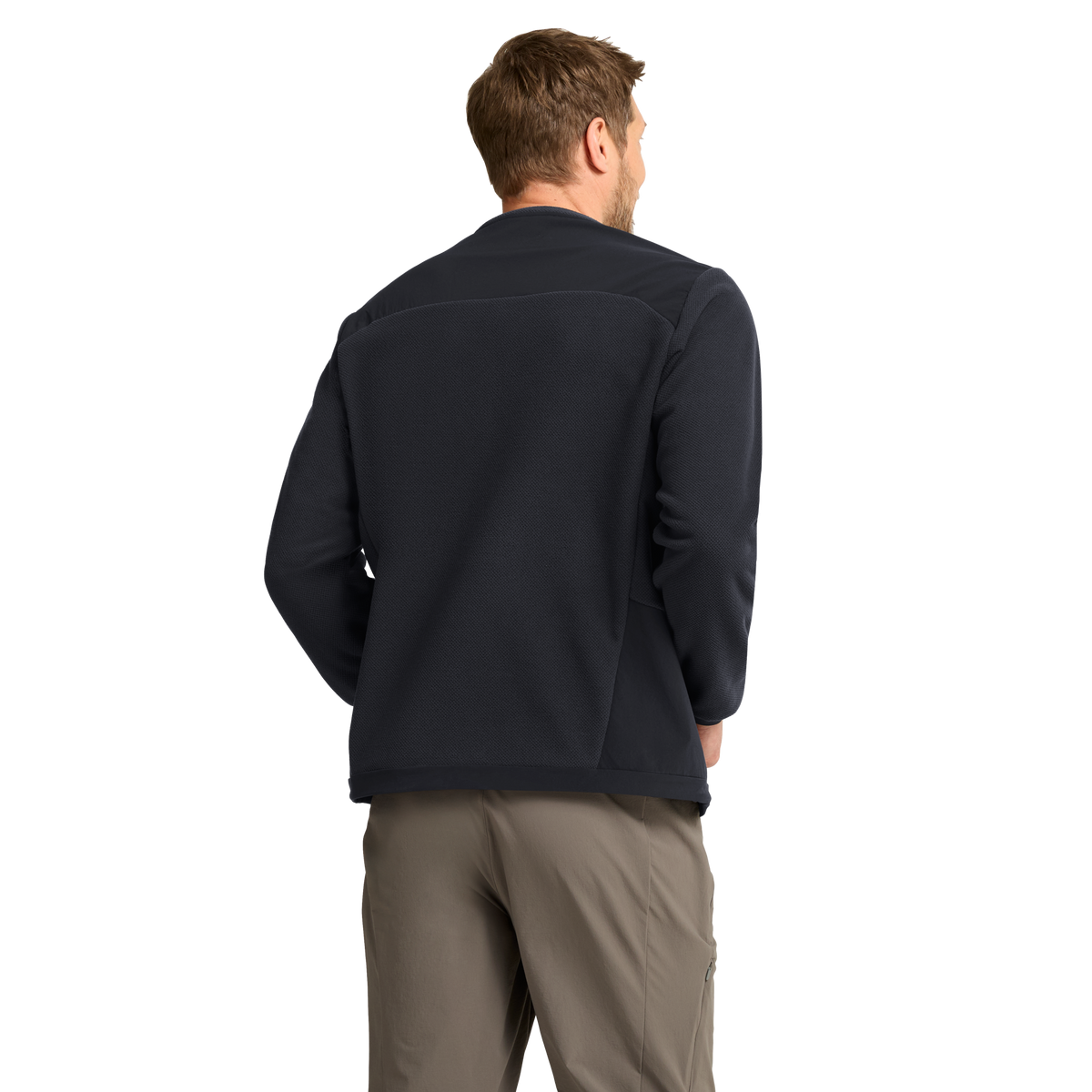 Jack Wolfskin COLD RIDGE CREWNECK M Phantom Studio hinten
