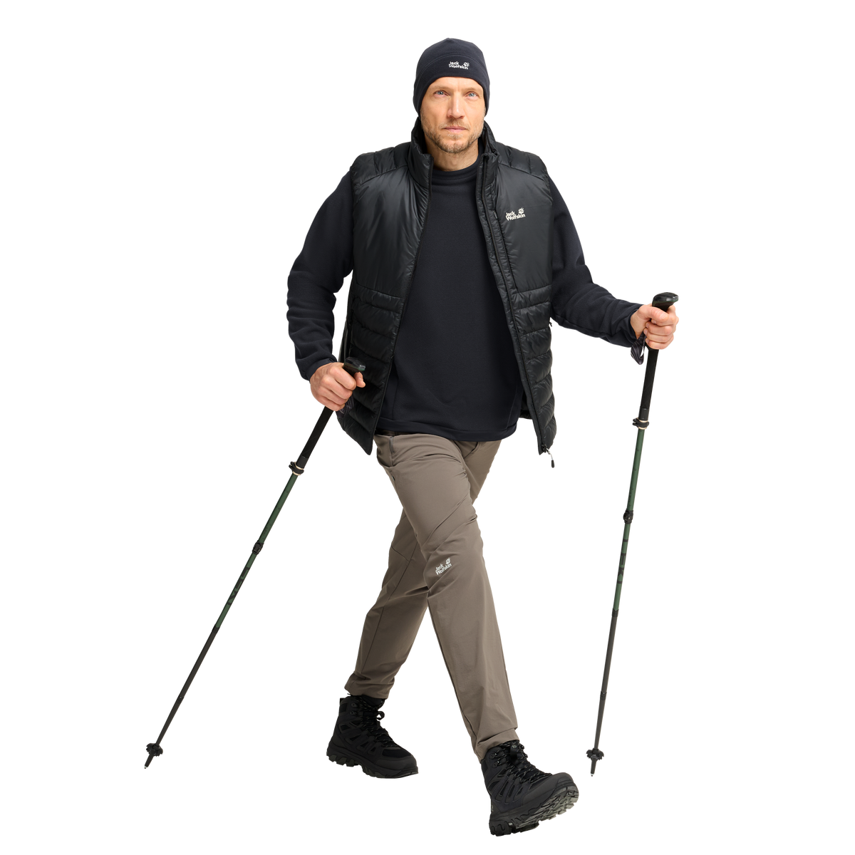 Jack Wolfskin COLD RIDGE CREWNECK M Phantom Studio