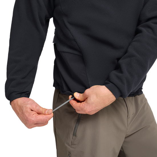 Jack Wolfskin COLD RIDGE CREWNECK M Phantom Detail 2