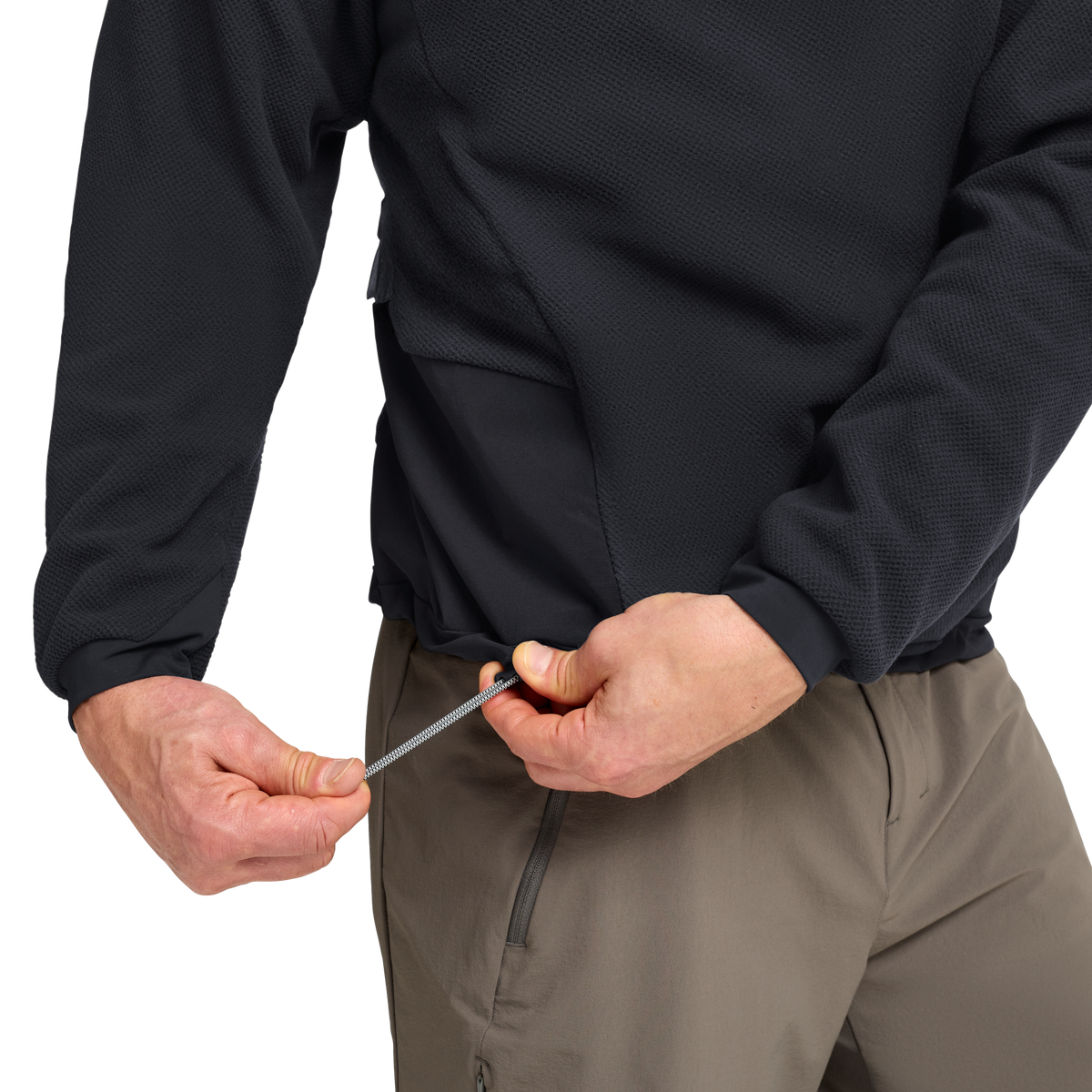 Jack Wolfskin COLD RIDGE CREWNECK M Phantom Detail 2