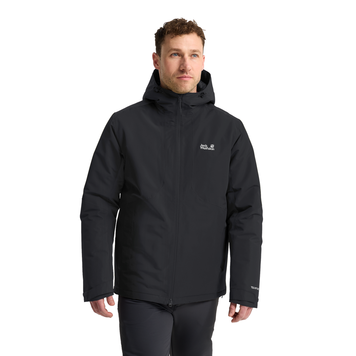 Jack Wolfskin STONETRAIL 2L INS Jacke Herren Black 1-ma100