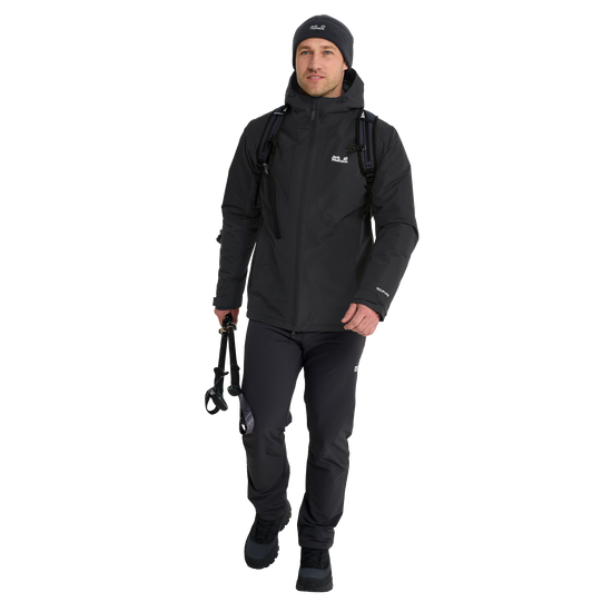 Jack Wolfskin STONETRAIL 2L INS Jacke Herren Black 3-ma110