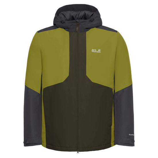 Jack Wolfskin STONETRAIL 2L INS Jacke Herren Khaki Green 9-a100