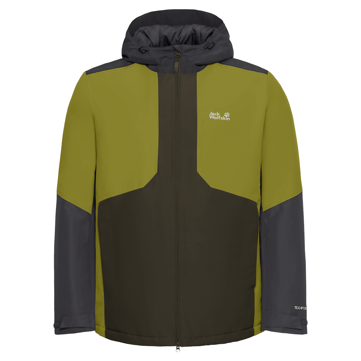 Jack Wolfskin STONETRAIL 2L INS Jacke Herren Khaki Green 9-a100