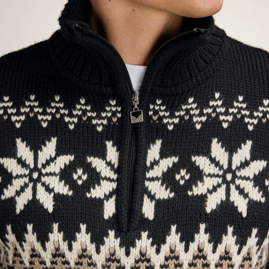 Dale Of Norway MYKING Herren – Black - Brown - Offwhite – Detail 3