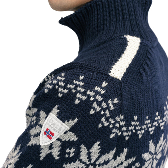 Dale Of Norway MYKING Herren – Navy - Offwhite - Light Charcoal – Detail 2