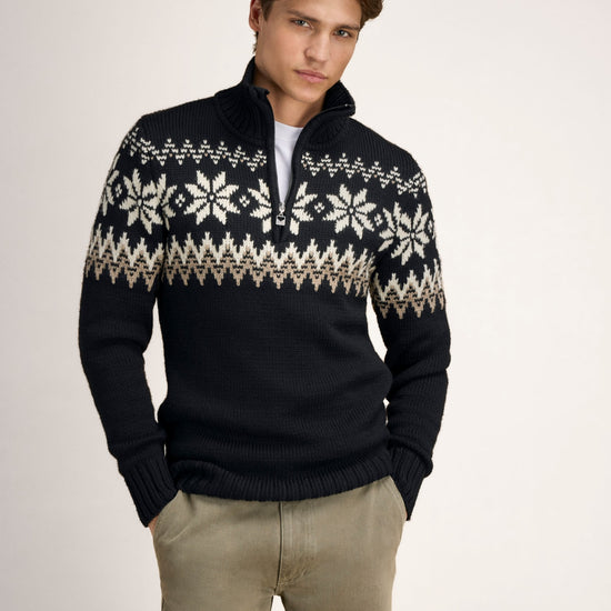 Dale Of Norway MYKING Herren – Black - Brown - Offwhite – Studio 7