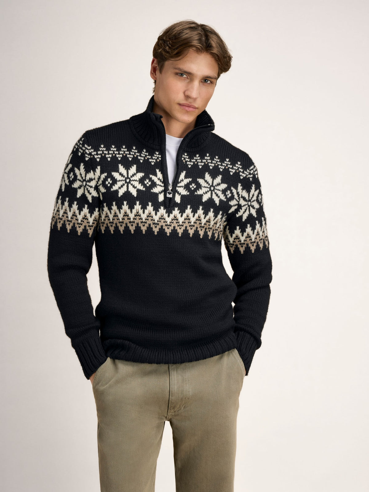Dale Of Norway MYKING Herren – Black - Brown - Offwhite – Studio 7