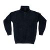 Devold NANSEN Zip-Wollpullover Unisex – DARK BLUE MELANGE – Produktansicht