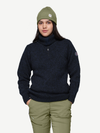 Devold NANSEN Zip-Wollpullover Unisex – DARK BLUE MELANGE – Studioansicht