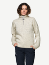 Devold NANSEN Zip-Wollpullover Unisex – GREY MELANGE – Studioansicht