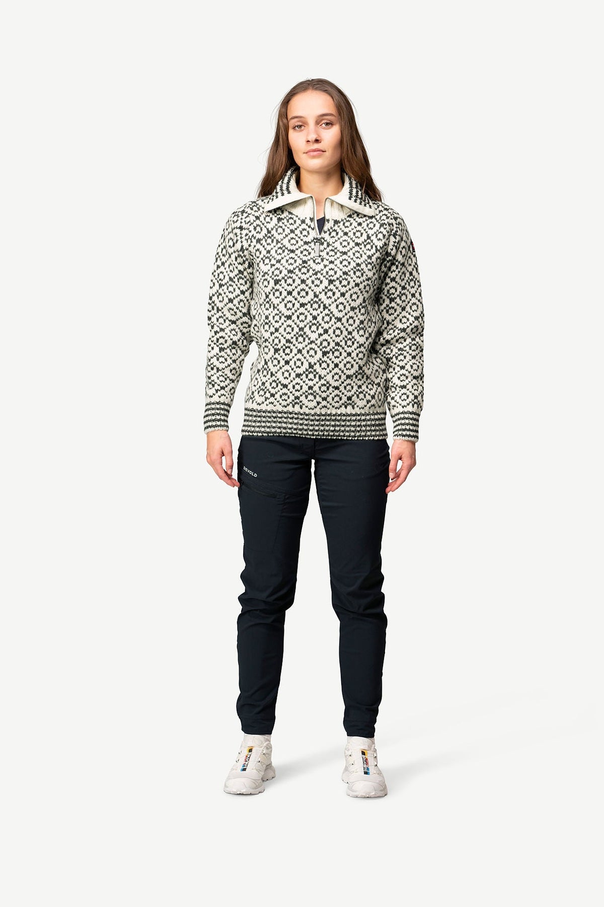 Devold SVALBARD WOOL ZIP NECK