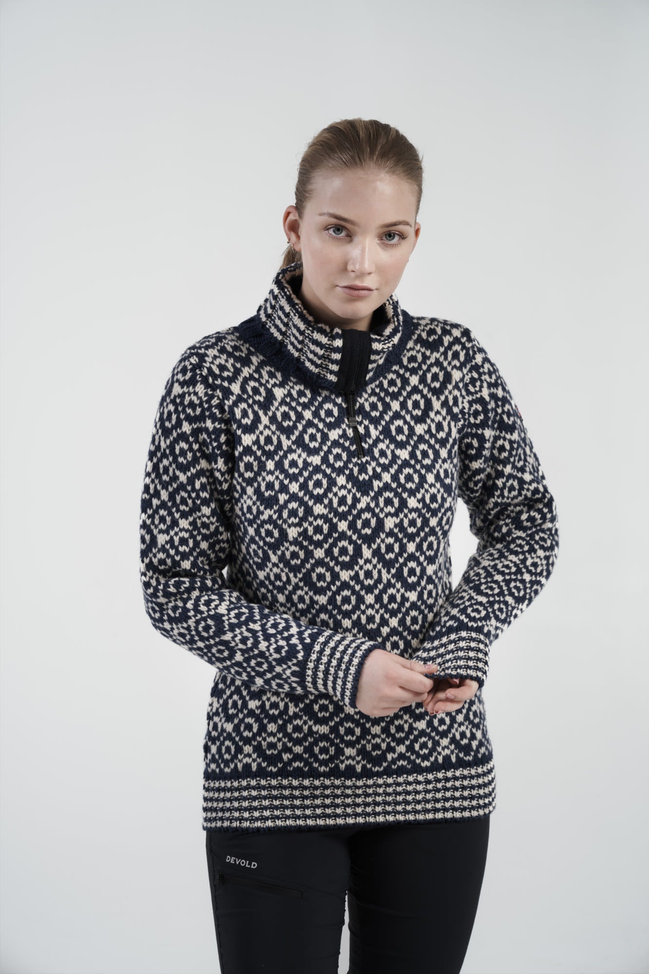 Devold SVALBARD WOOL ZIP NECK