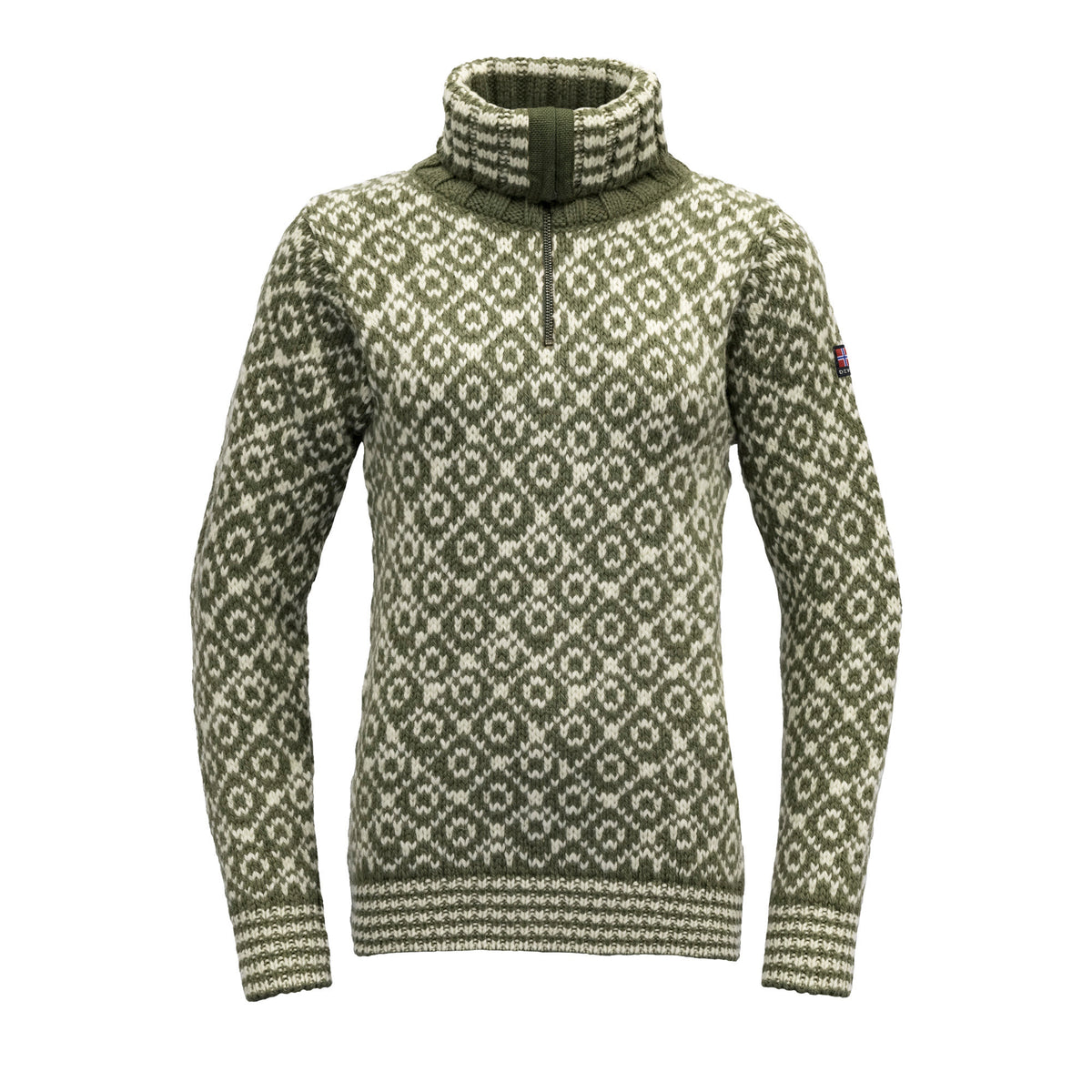 Devold SVALBARD WOOL ZIP NECK