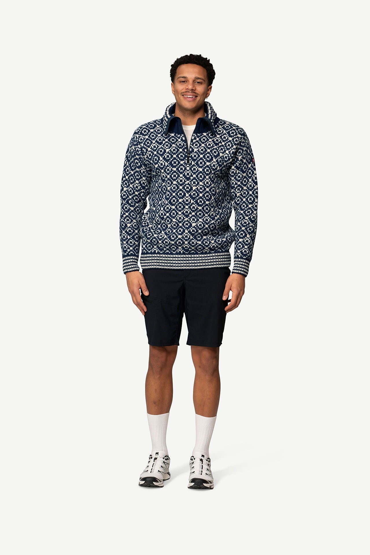 Devold SVALBARD WOOL ZIP NECK