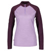 Dolomite W CRISTALLO ZIP MERINO LS TEE