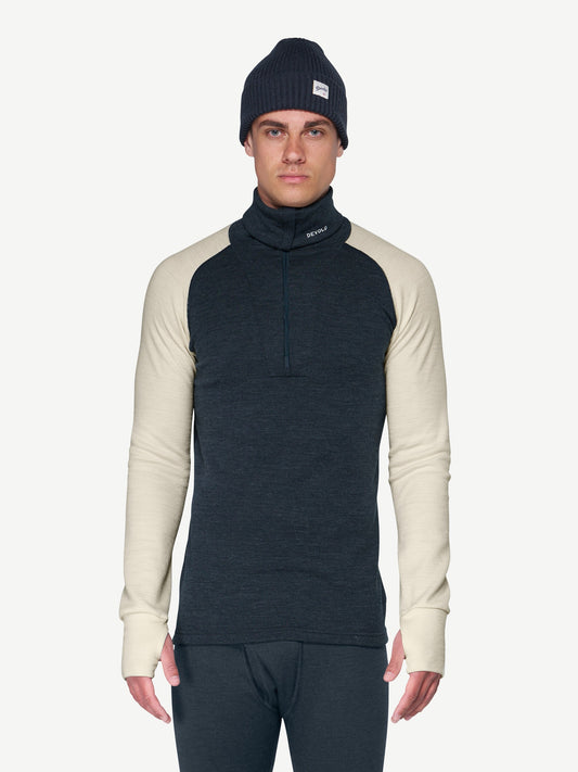 Devold EXPEDITION SILK ZIP Ink - Offwhite | Ansicht 2