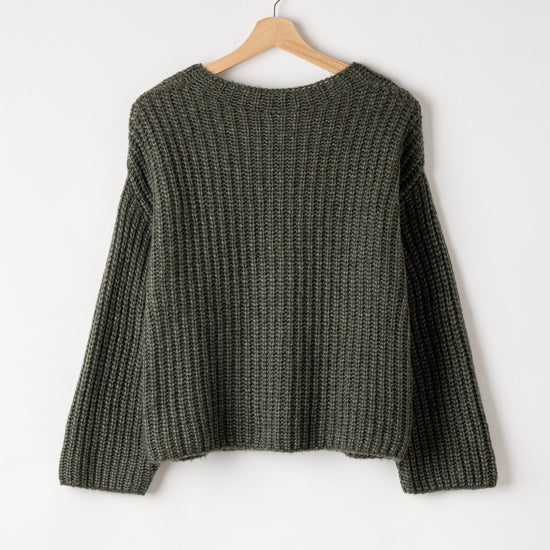 Cajsa Sweater – Urban Green – Packshot