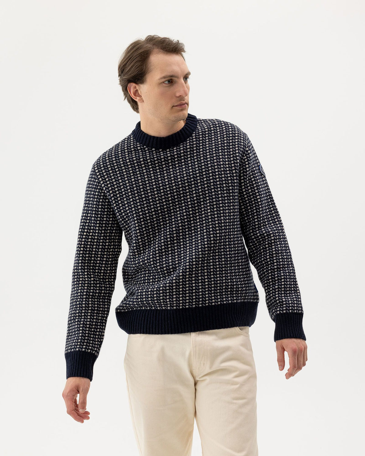 Hilmer Crew WP – Navy - Sand – Herstelleransicht