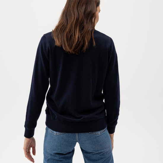Nelly T-neck WP – Dark Navy – Produktansicht
