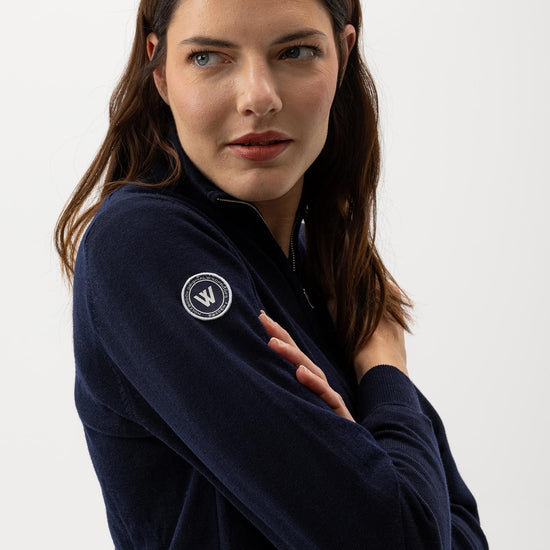 Nelly T-neck WP – Dark Navy – Produktansicht