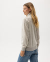 Nelly T-neck WP – Light Grey Melange – Produktansicht