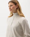 Nelly T-neck WP – Light Grey Melange – Produktansicht