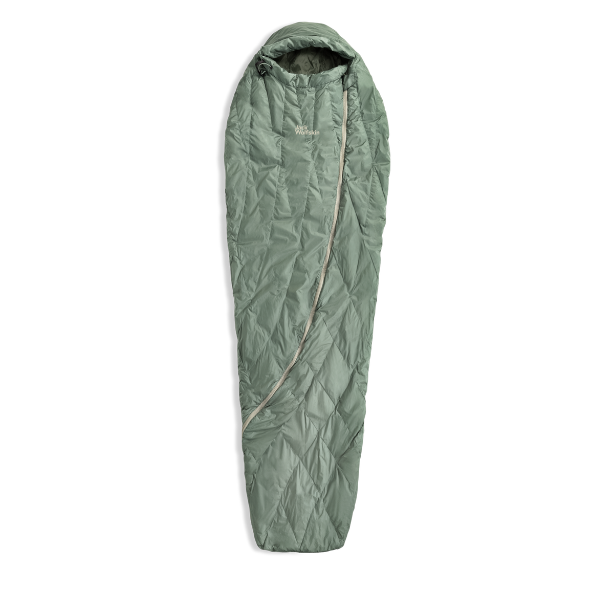 Jack Wolfskin ATHMOS DOWN +5 Daunenschlafsack 195 cm – Picnic Green